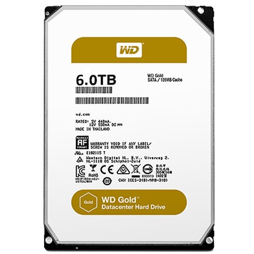 هارد دیسک اینترنال وسترن دیجیتال 6 ترابایت گلد WD6002FRYZ